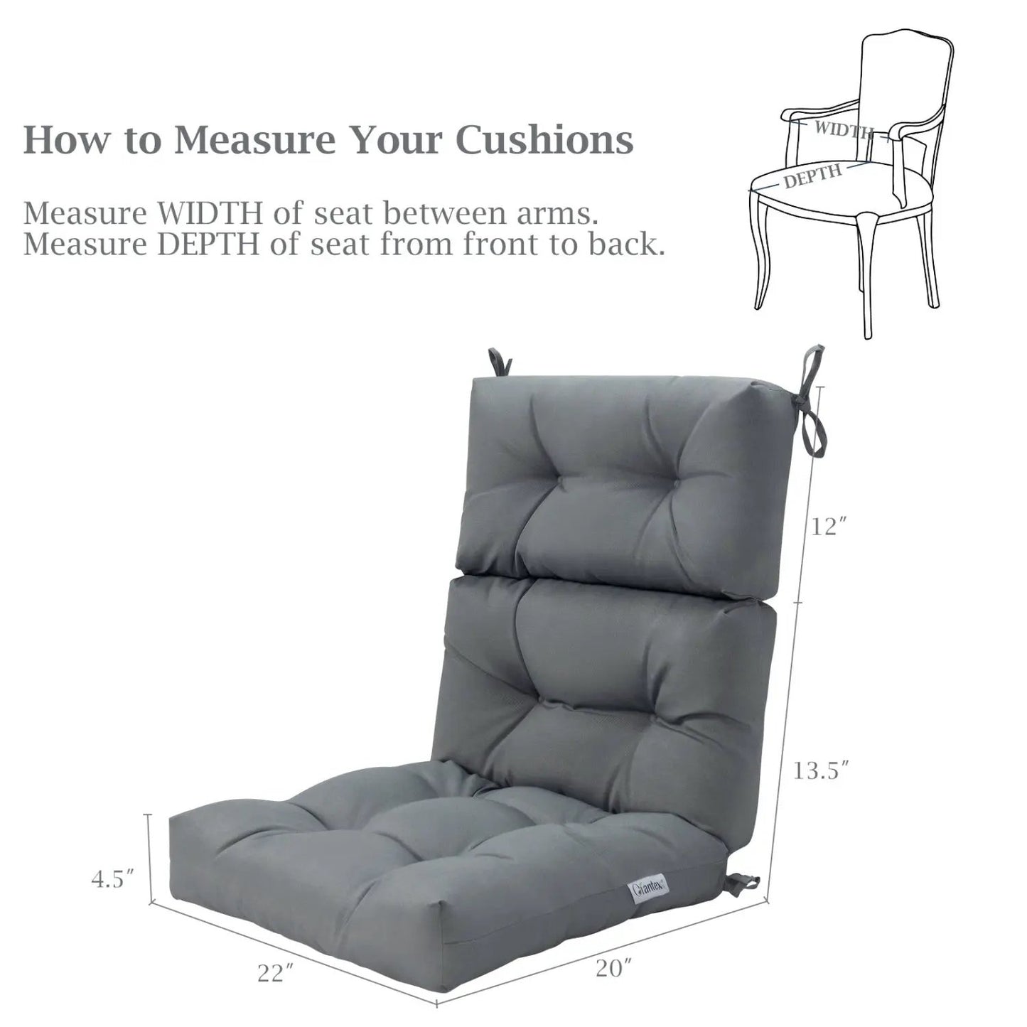 High Back Chair Cushions With Adjustable Height