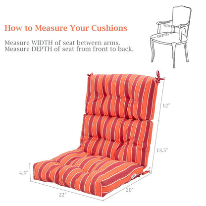 High Back Chair Cushions With Adjustable Height