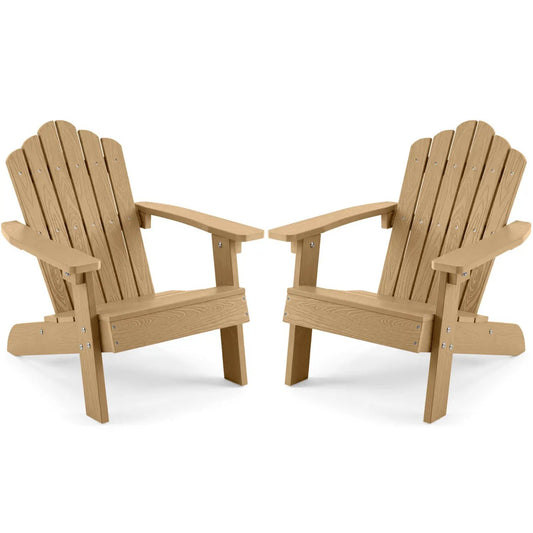 Two Kids Adirondack Chairs for Outdoor Use