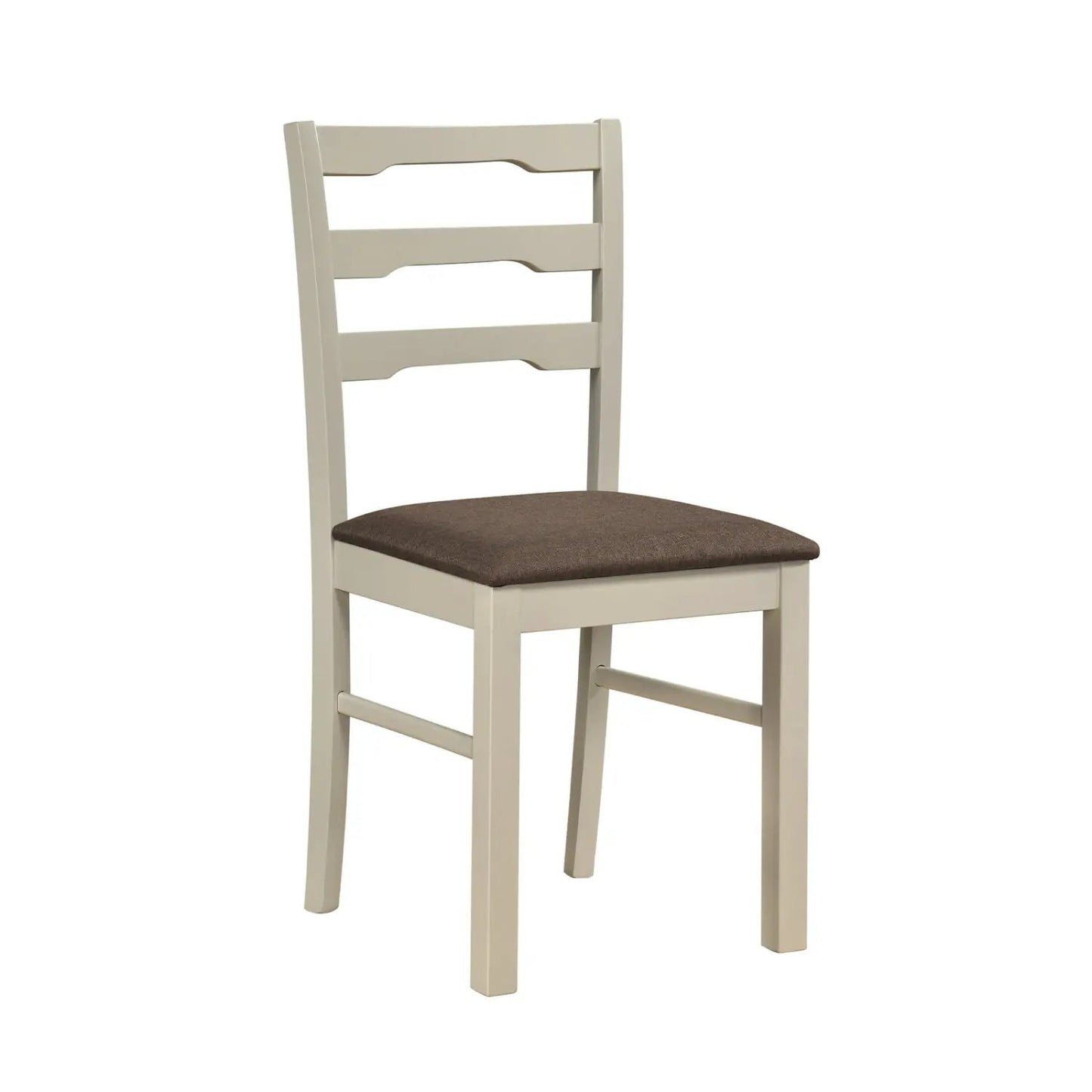 Upholstered Dining Chairs Set of Two Wood Frame