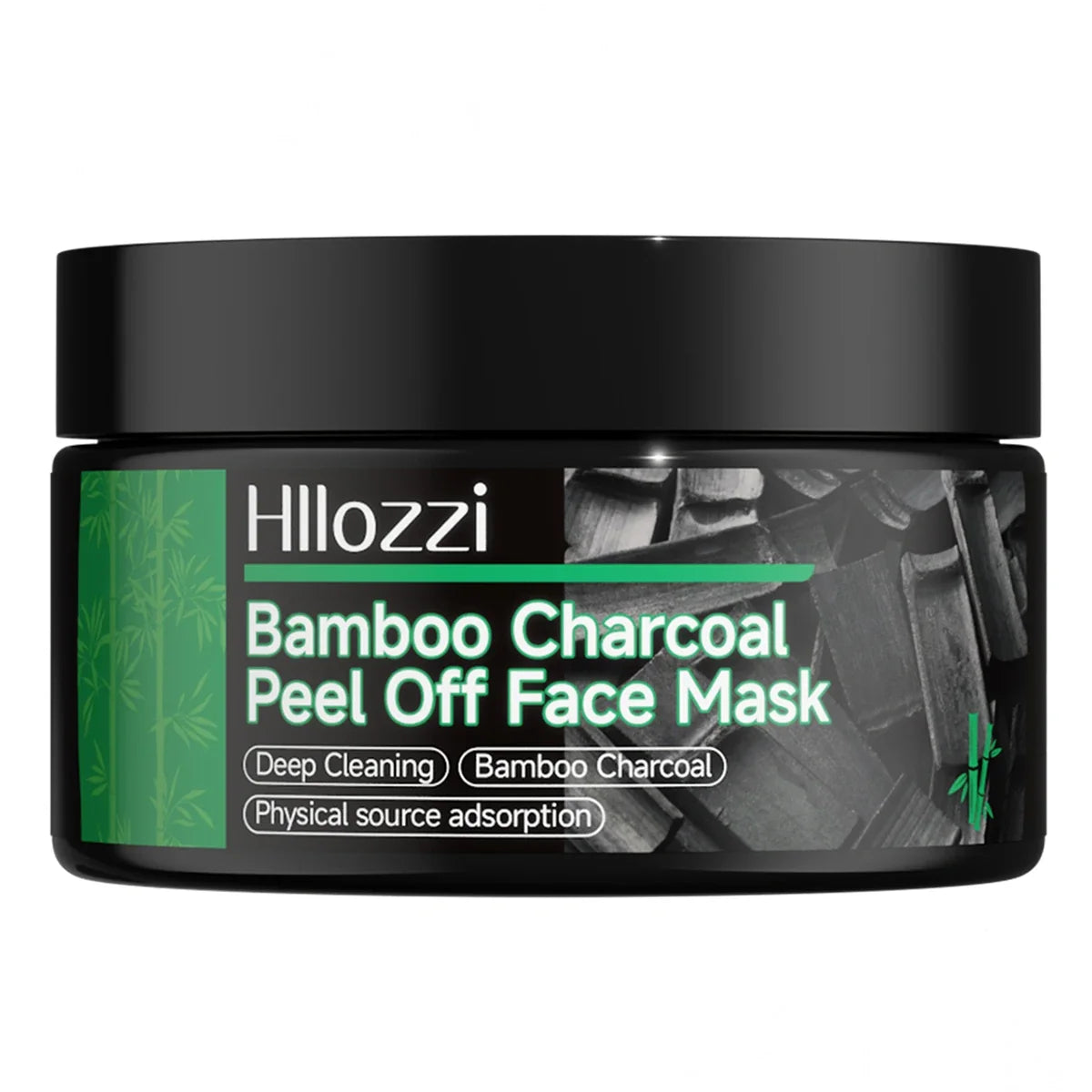 Bamboo Charcoal Peel Off Face Mask by Silcy Skin, 100ml black jar, deep cleansing, unisex care on Tampa Home & Garden Store