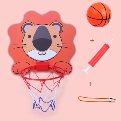 Kids adjustable animal basketball hoop with lion backboard and ball by FLIPSTYLEZLLC on Tampa Home & Garden Store