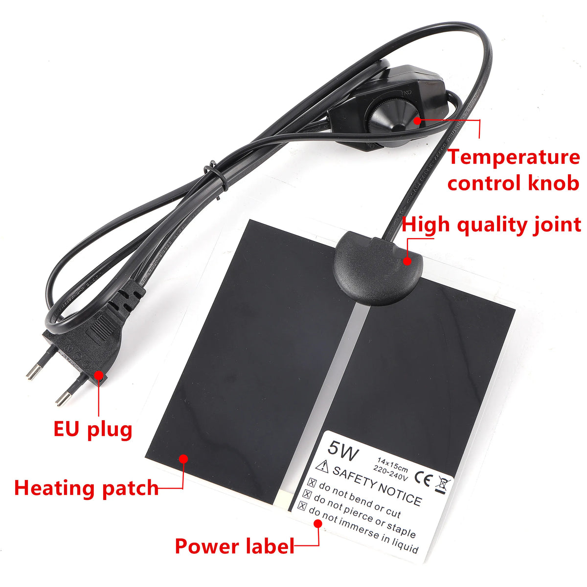 Silcy Skin 5–45W waterproof heating pad with adjustable controller, seedling heat mat Home on Tampa Home & Garden Store