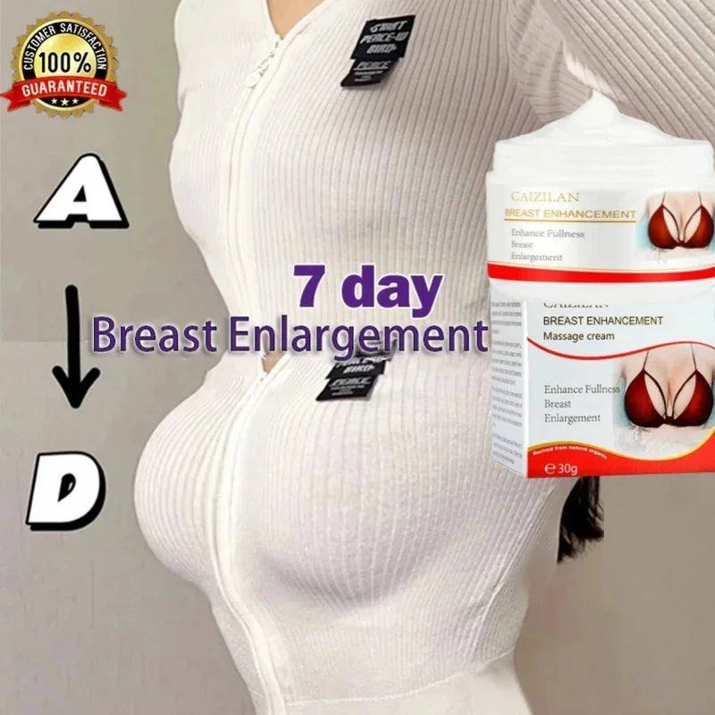 Breast enlargement cream by Silcy Skin beside a white ribbed dress, 7 day promo on Tampa Home & Garden Store
