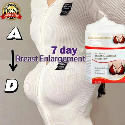 Breast enlargement cream by Silcy Skin beside a white ribbed dress, 7 day promo on Tampa Home & Garden Store