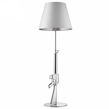 DecorBites Gold LED Floor Lamp for Living Room