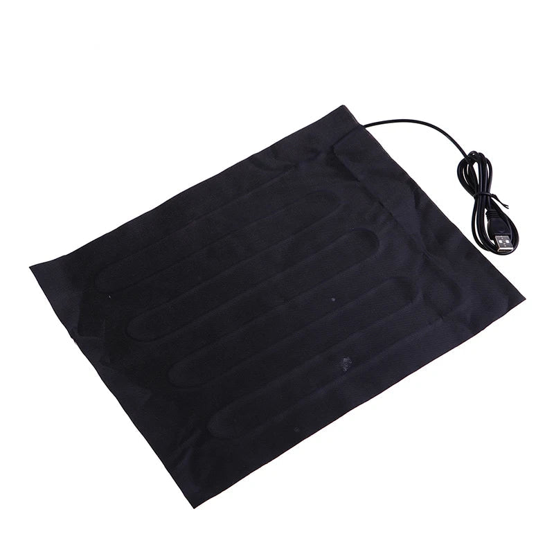 Silcy Skin 5V USB heating pad, black portable warming plate with USB power cord on Tampa Home & Garden Store
