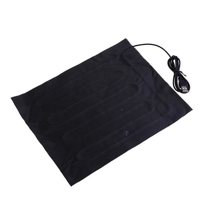 Silcy Skin 5V USB heating pad, black portable warming plate with USB power cord on Tampa Home & Garden Store