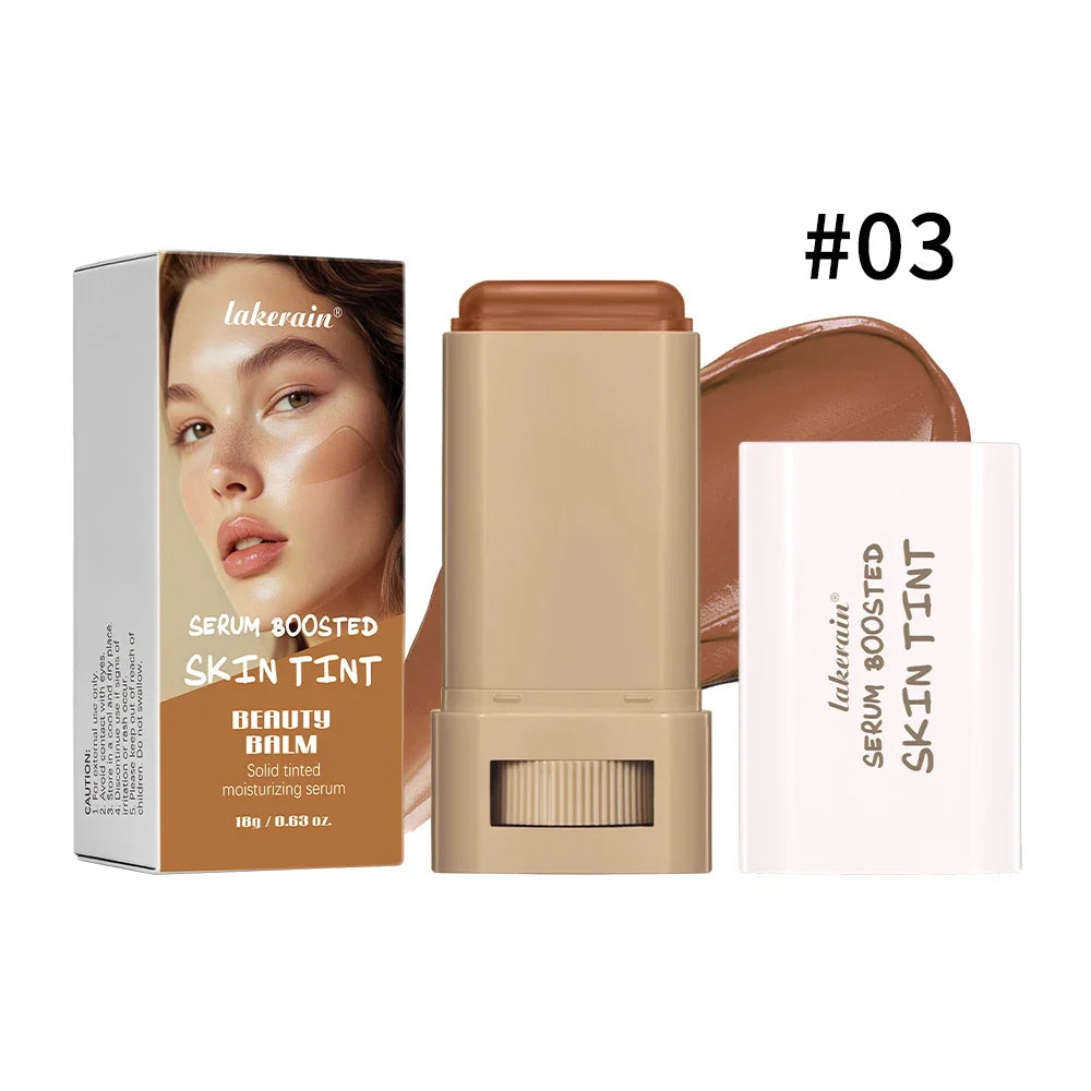 Silcy Skin skin tint foundation stick #03 with serum boosted formula beige shade compact on Tampa Home & Garden Store