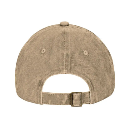 King Caps tan corduroy cap with adjustable back strap and brass buckle on Tampa Home & Garden Store