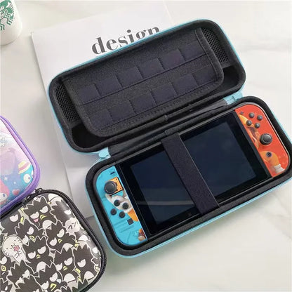 Nintendo Switch OLED storage case turquoise exterior black interior holds console on Tampa Home & Garden Store