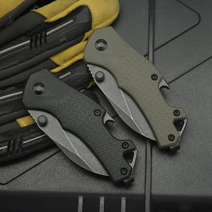 Hardened Steel Folding Pocket Knife for Camping