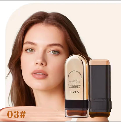 TVLV Skin Tint Stick concealer shade 03# gold compact beige cap on Tampa Home & Garden Store