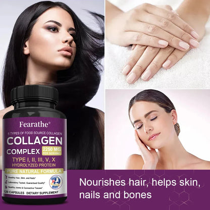 Silcy Skin Collagen Complex bottle hydrolyzed Types I–X for skin hair nails joints on Tampa Home & Garden Store