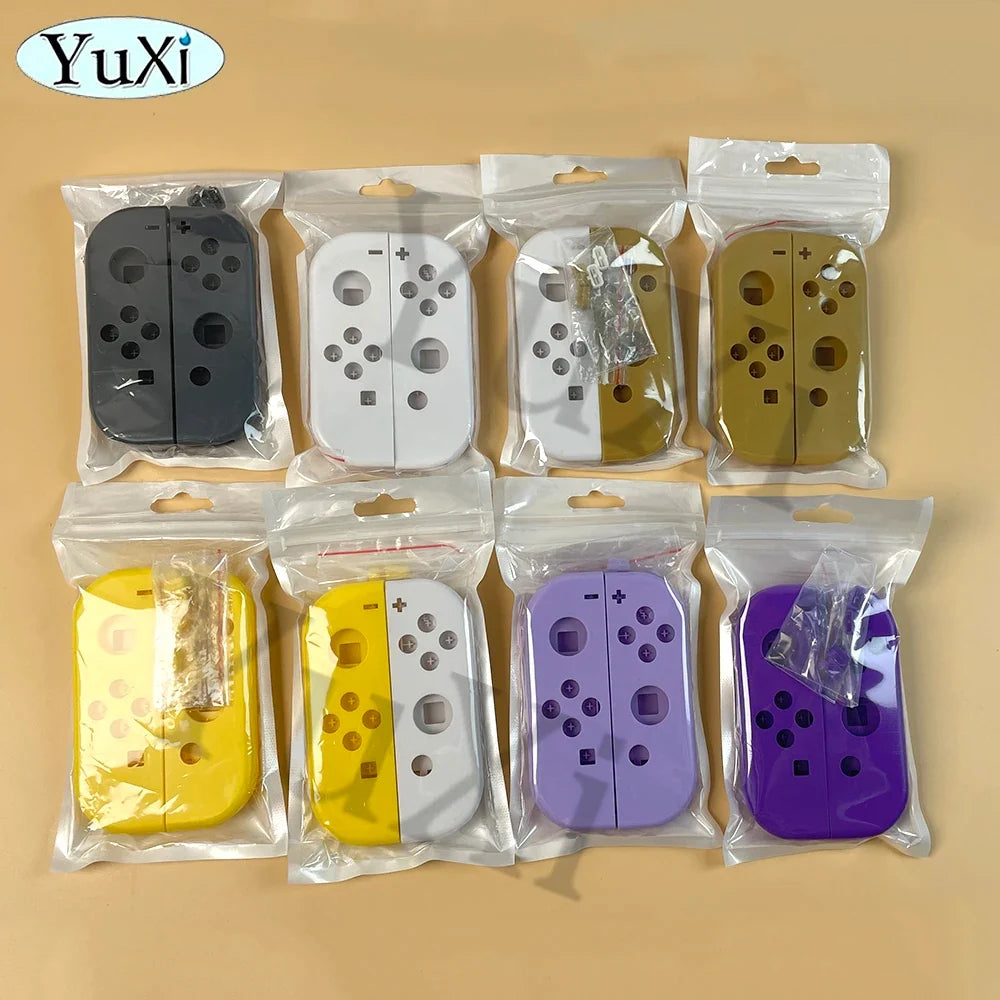 Joy-Con shell housing set for Nintendo Switch with front/back/middle in colors 8-pack YuXi on Tampa Home & Garden Store