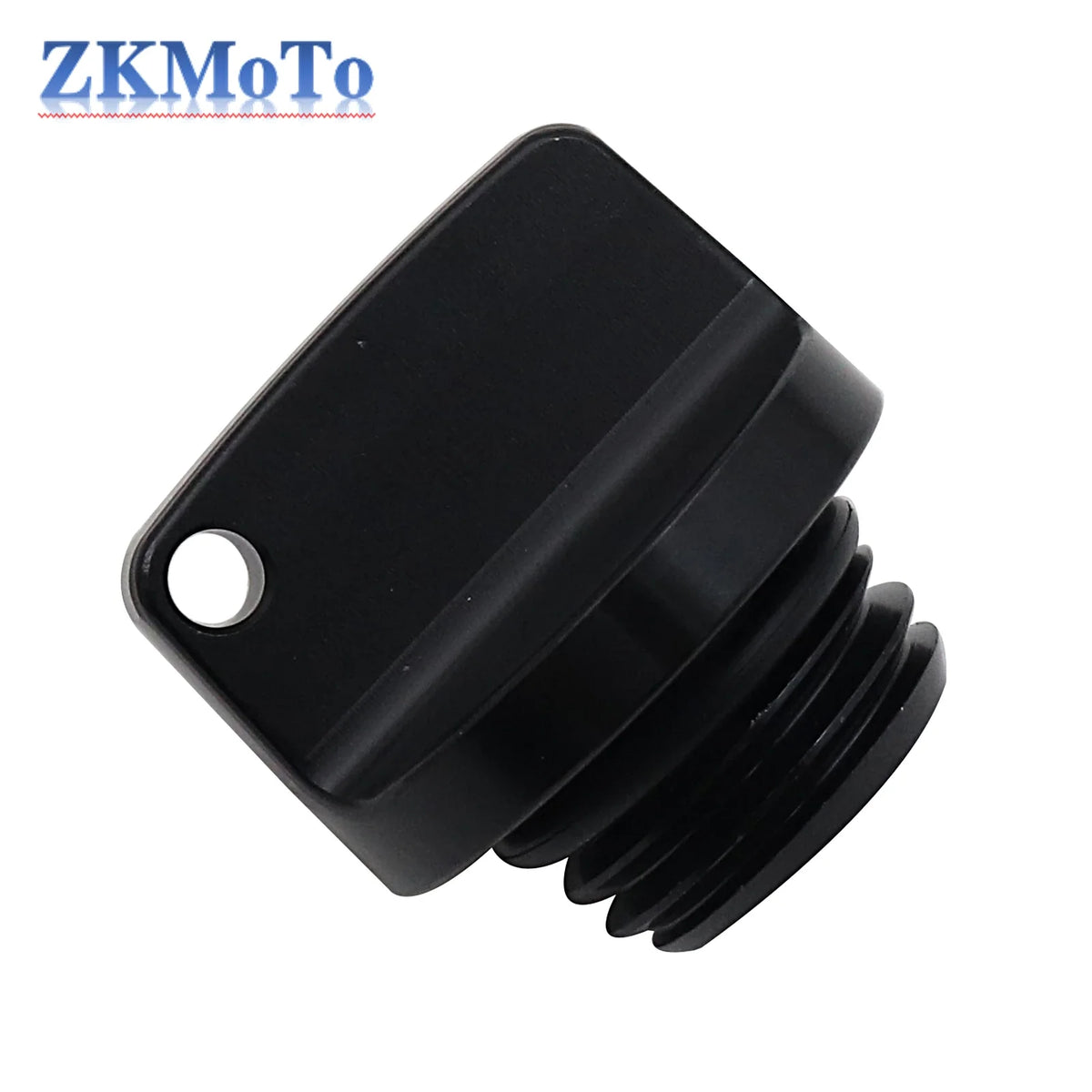 Motorcycle crankcase cap oil filler screw cover black plastic with mount hole by BikerZoneZ on Tampa Home & Garden Store