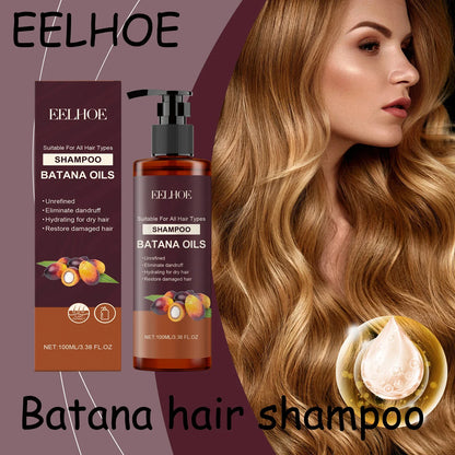 EELHOE Batana Oils Shampoo bottle with pump box for hair types, nourishes and repairs on Tampa Home & Garden Store