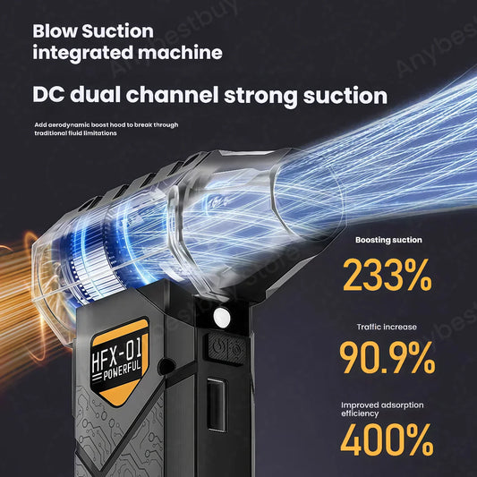 Wireless Air Blower – HFX-01 Turbo Compressed Duster with Strong Airflow & Power Bank - Tampa Home & Garden Store