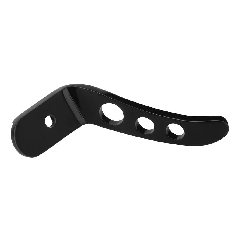 Stand Connector metal motorcycle bracket, curved black lever with four holes on Tampa Home & Garden Store