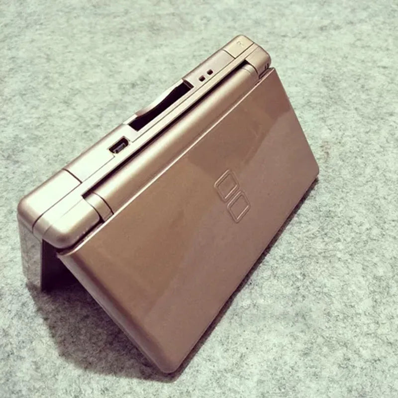 Bronze metallic game handheld console shell for GBA NDS NDSL, refurbished clamshell design on Tampa Home & Garden Store