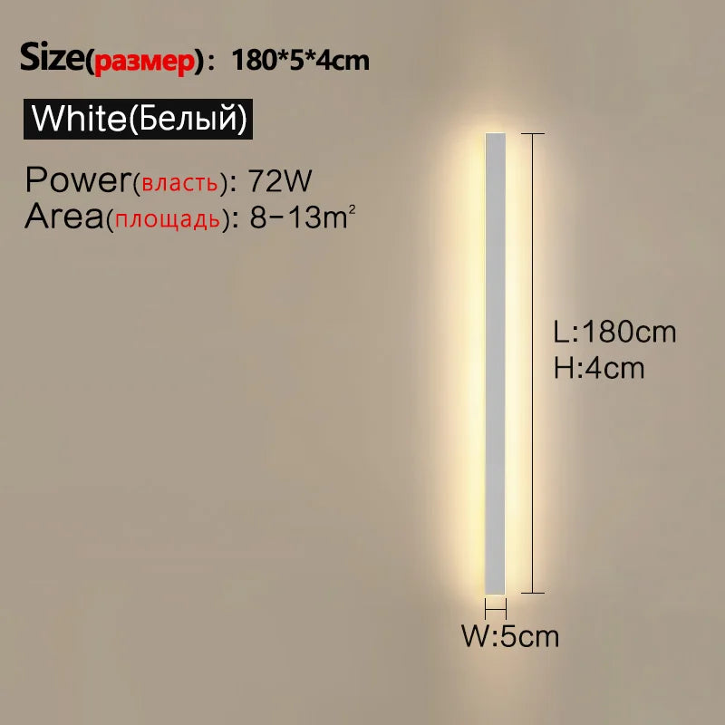 Modern Waterproof Led Wall Light For Outdoor