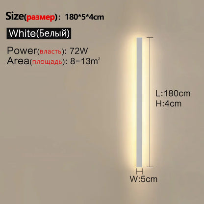 Modern Waterproof Led Wall Light For Outdoor