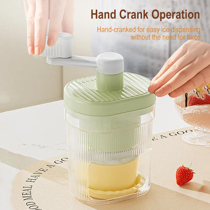 Small Manual Shaved Ice Machine and Compact Tool