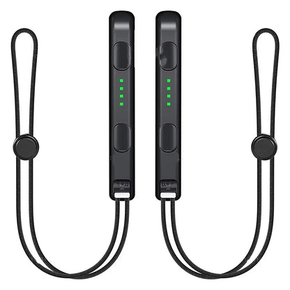1 pair black Nintendo Switch OLED gamepad wrist straps with dual cords by FLIPSTYLEZLLC on Tampa Home & Garden Store