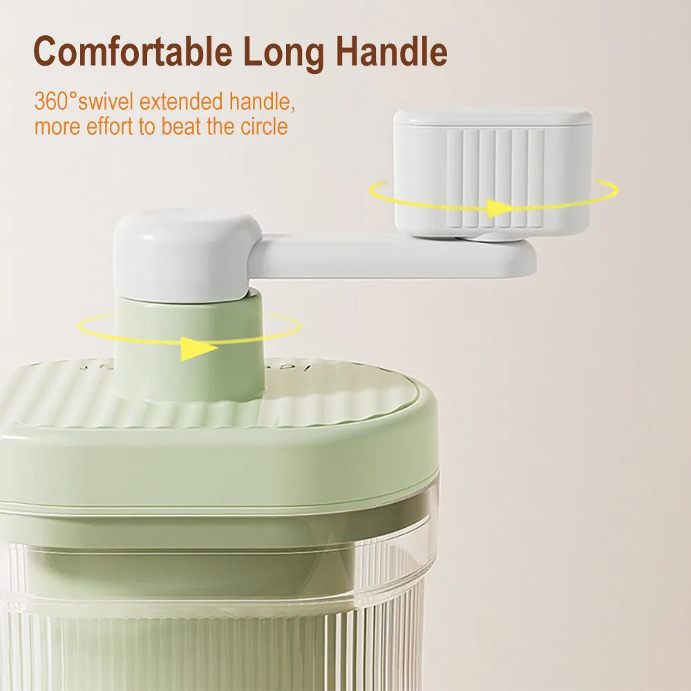 Small Manual Shaved Ice Machine and Compact Tool