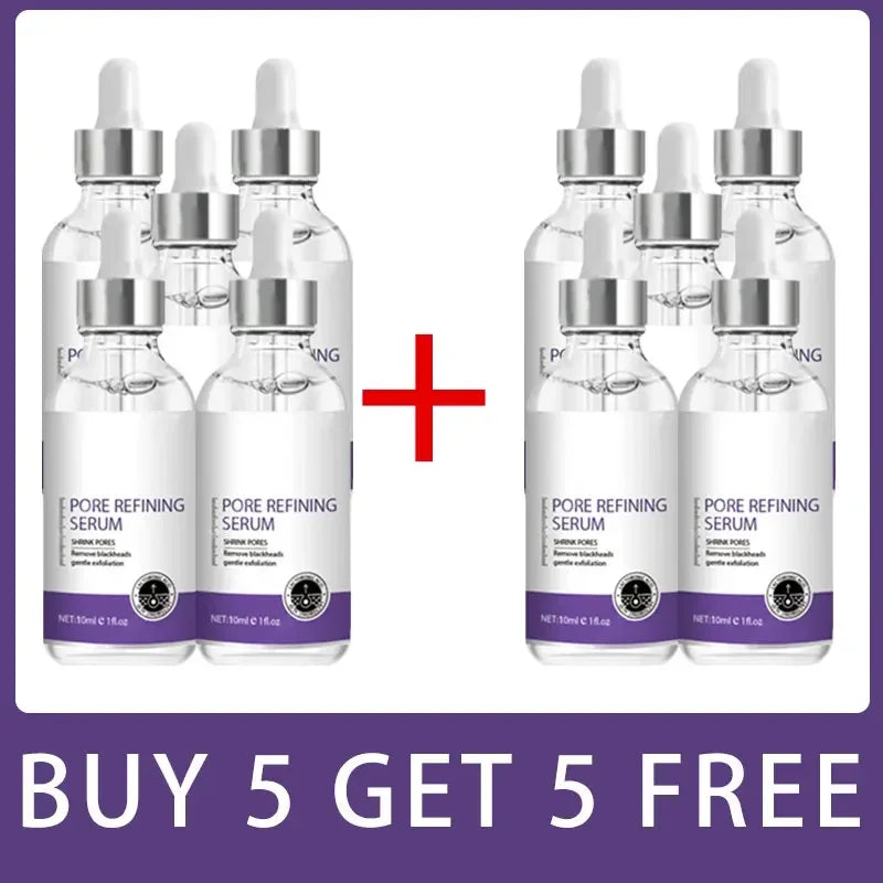 Silcy Skin Pore Refining Serum bottles, 8 dropper vials with purple labels and silver caps on Tampa Home & Garden Store