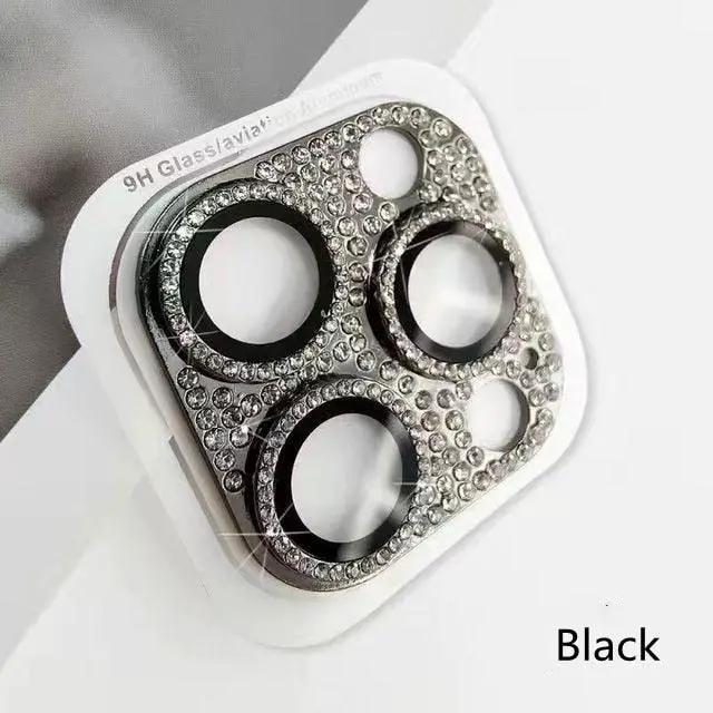 Diamond Metal Camera Lens Protector for IPhone
