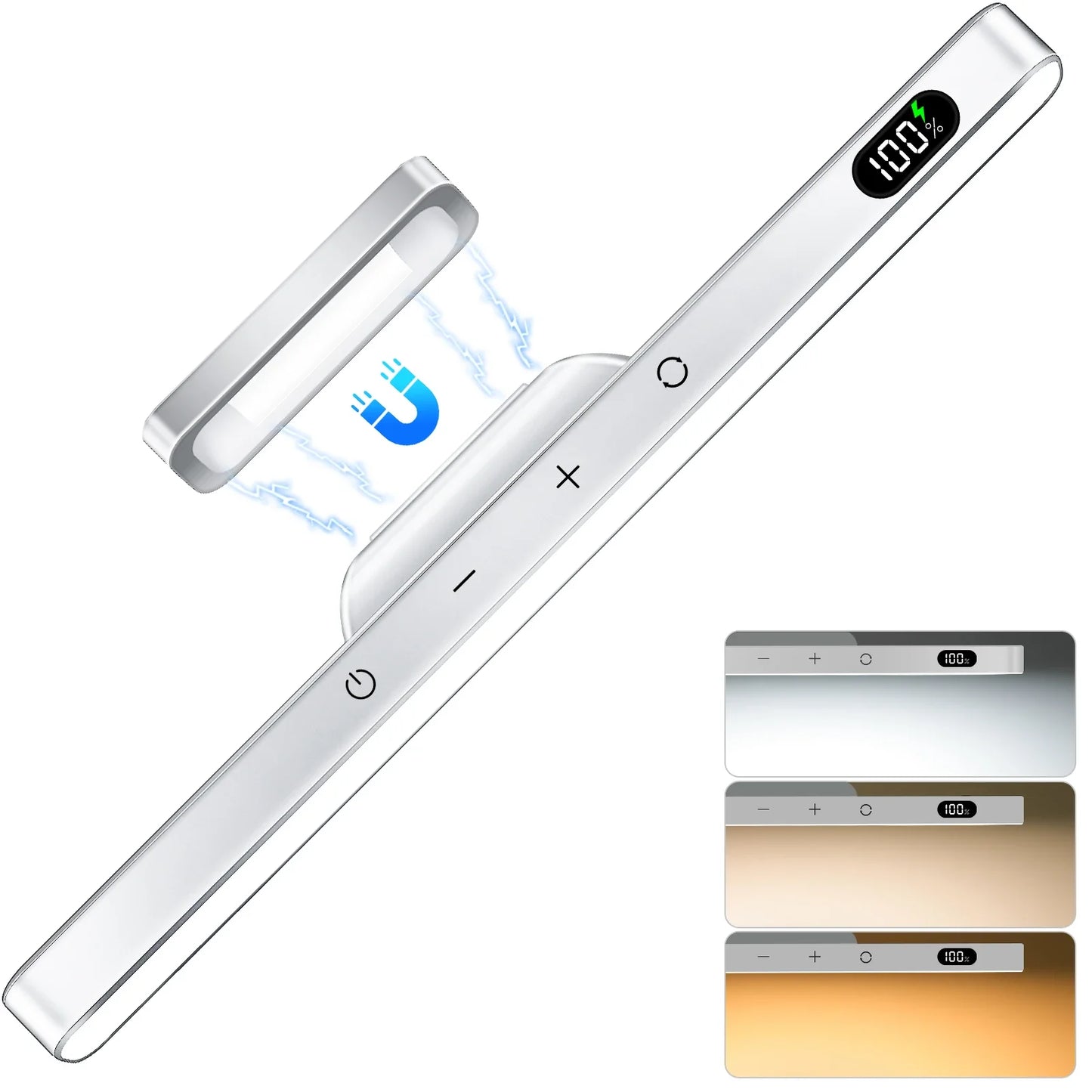 LumaGlow | Rechargeable Dimmable Night Light with 3-Color LED Cabinet Lighting