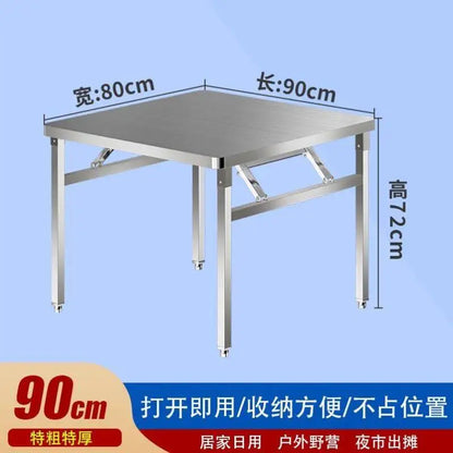 Folding Metal Camping and Picnic Garden Table