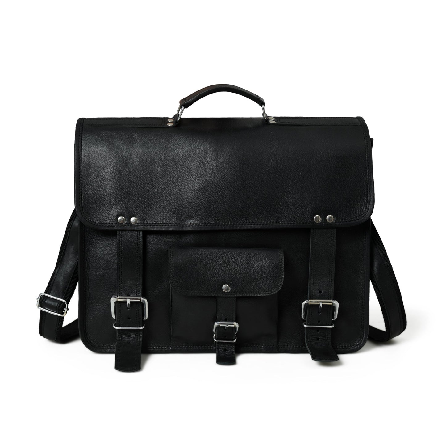 Shadow Silver Black Messenger Bag - Tampa Home & Garden Store