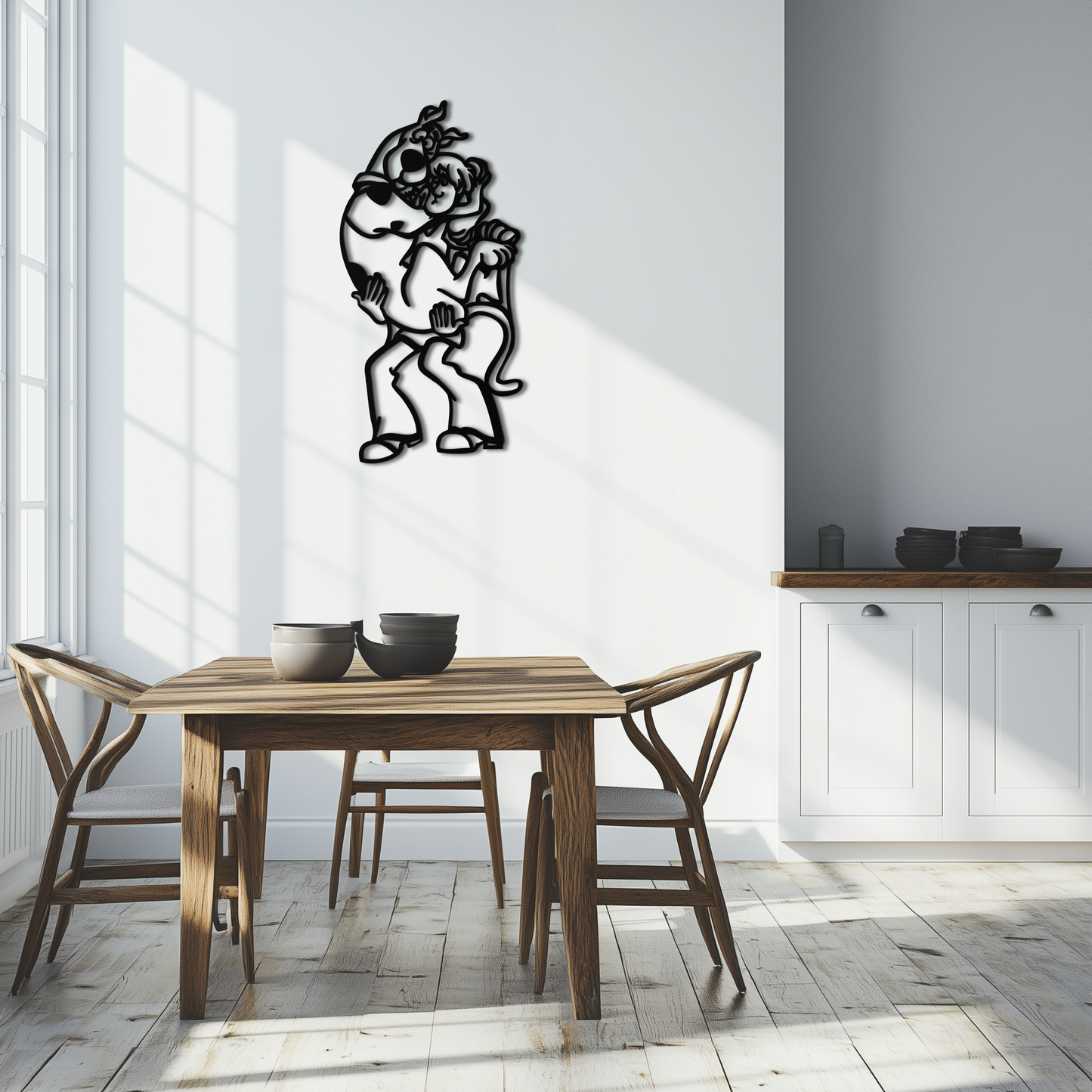 Shaggy Metal Wall Art – Scooby-Doo-Inspired Silhouette for Cartoon Fans- KAF656 - Tampa Home & Garden Store