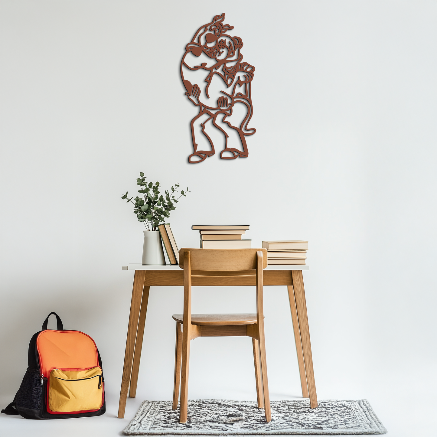 Shaggy Metal Wall Art – Scooby-Doo-Inspired Silhouette for Cartoon Fans- KAF656 - Tampa Home & Garden Store