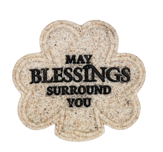 Shamrock Trinket Dish - May BLESSINGS Surround You - Tampa Home & Garden Store