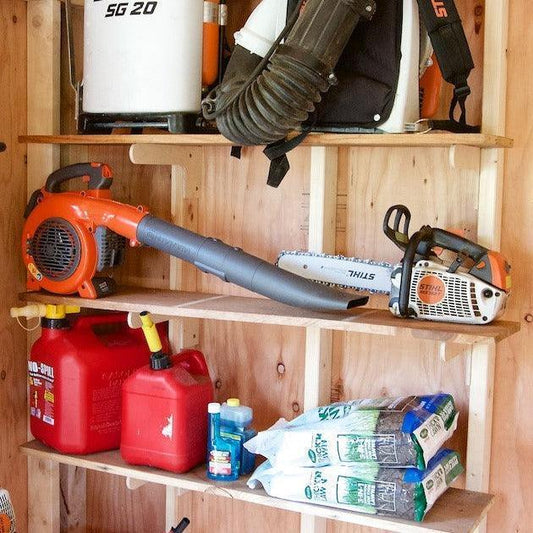 Shed Shelf Bracket Kit 10" Shelving, Shed Organizer - Tampa Home & Garden Store