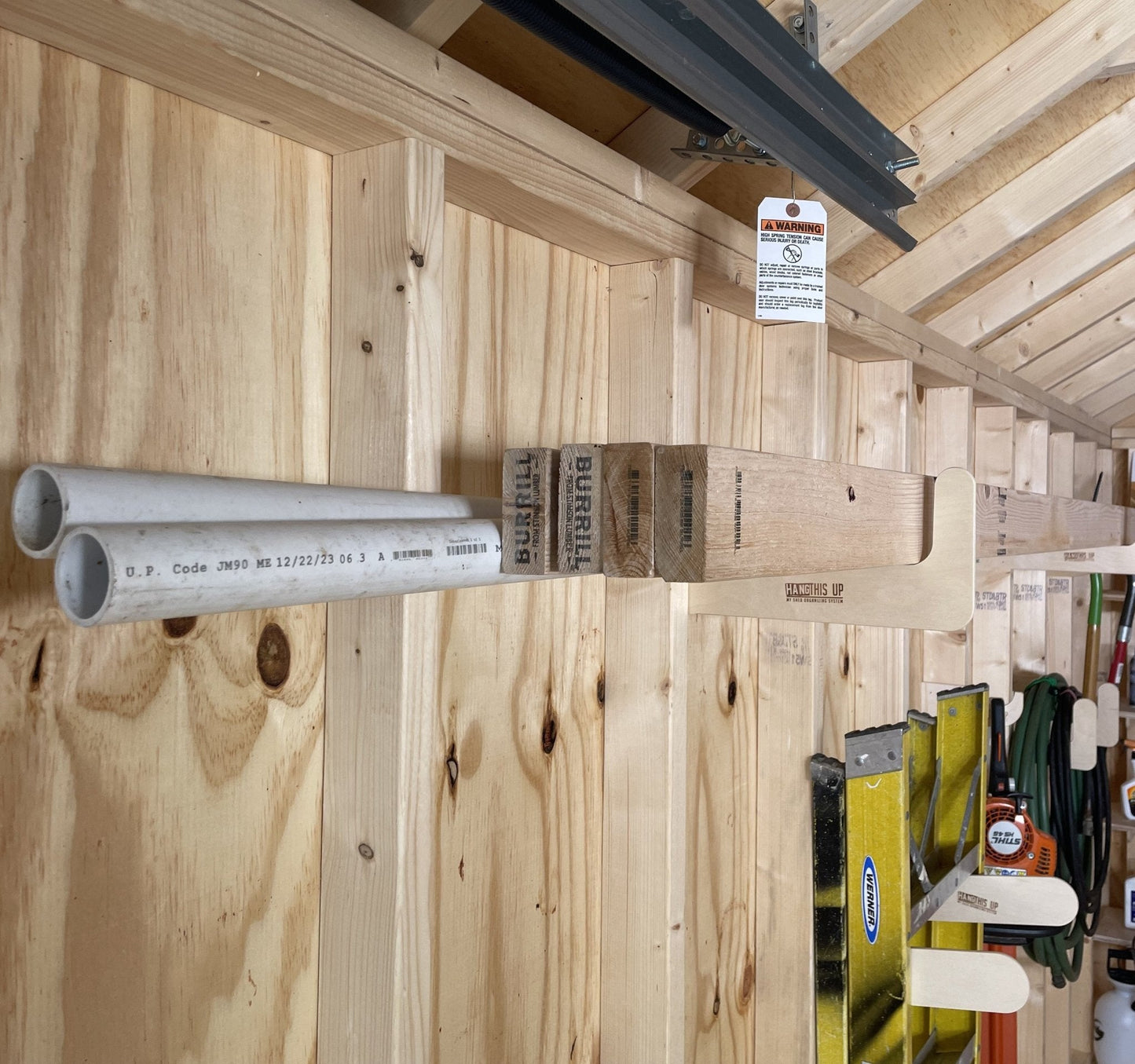 Shed Storage Organizer – Yard Tool Rack for Storage Sheds - Tampa Home & Garden Store