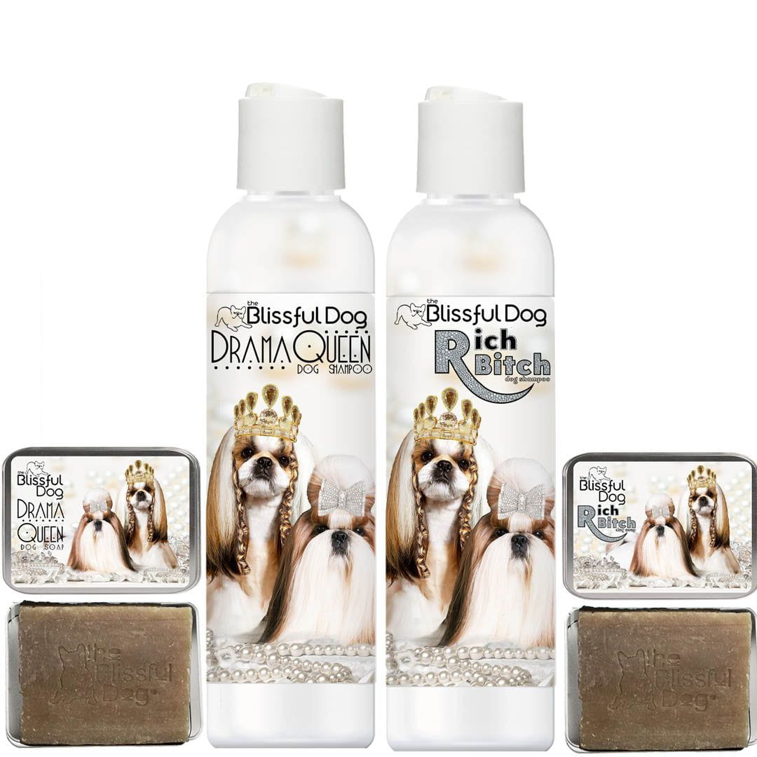 Shih Tzu Rich Bitch & Drama Queen Shampoo - Tampa Home & Garden Store