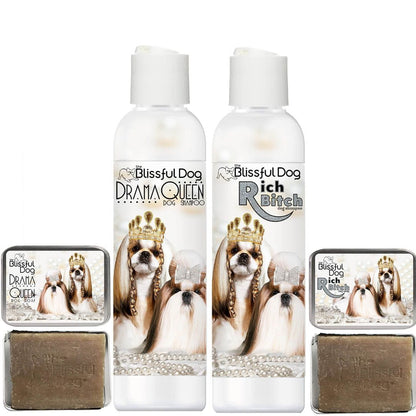 Shih Tzu Rich Bitch & Drama Queen Shampoo - Tampa Home & Garden Store