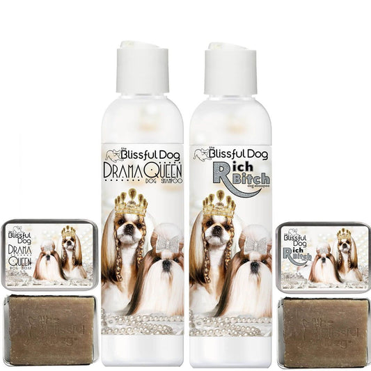 Shih Tzu Rich Bitch & Drama Queen Shampoo - Tampa Home & Garden Store