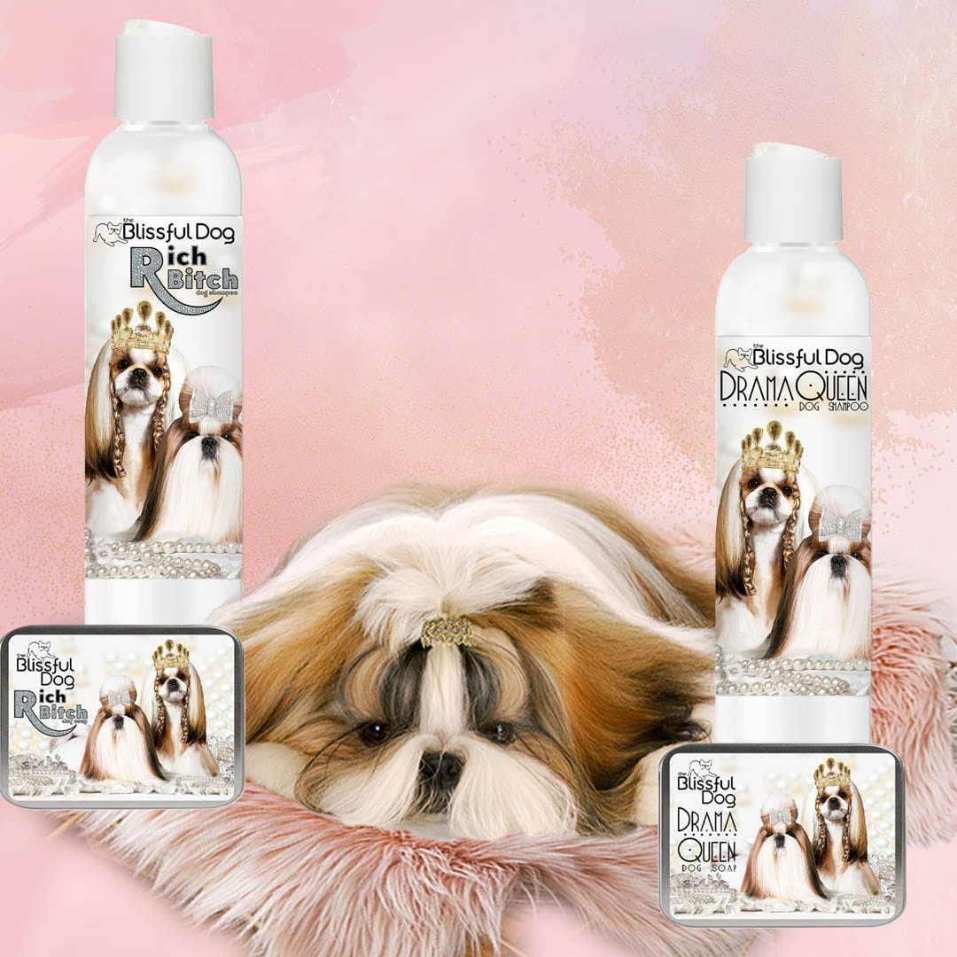 Shih Tzu Rich Bitch & Drama Queen Shampoo - Tampa Home & Garden Store