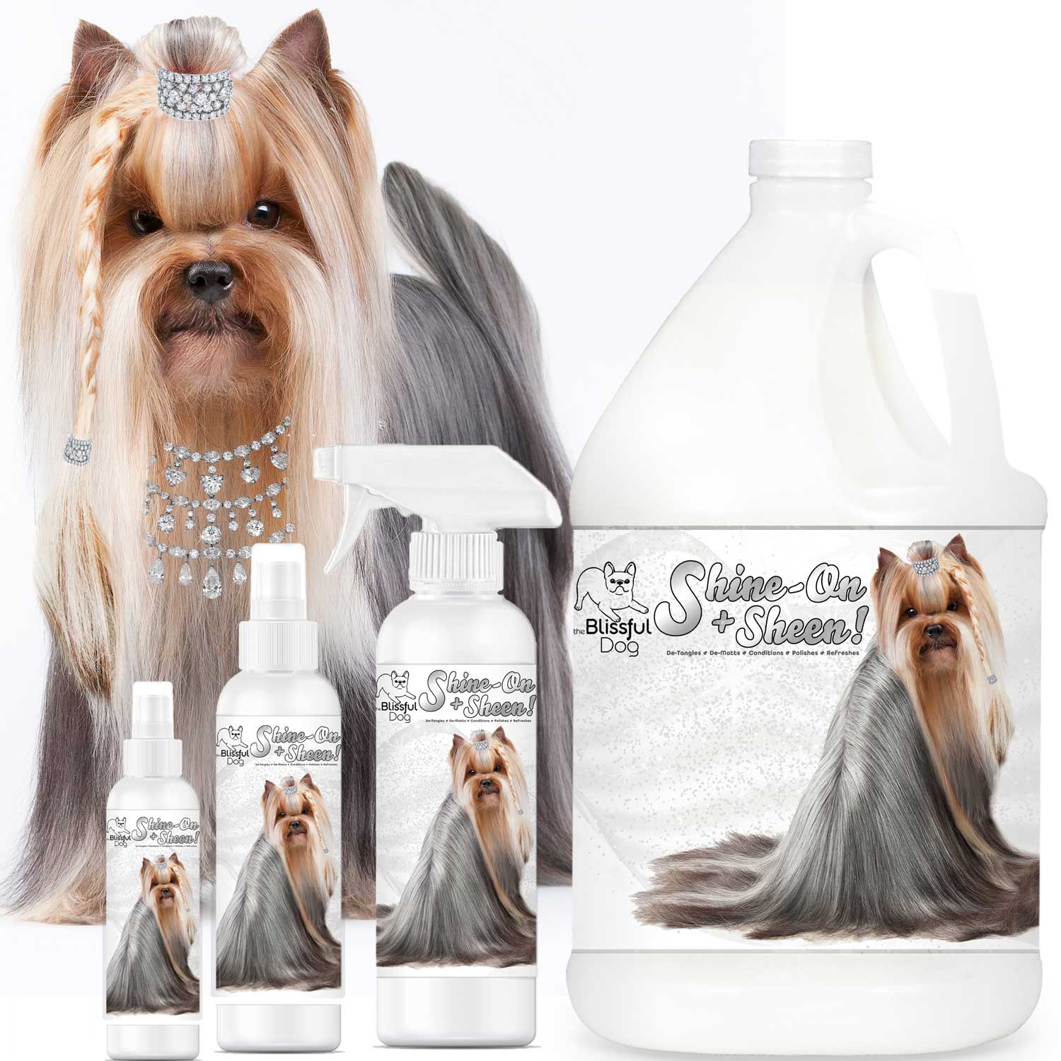 Shine-On+Sheen Dog De-Tangling Coat Spray - Tampa Home & Garden Store