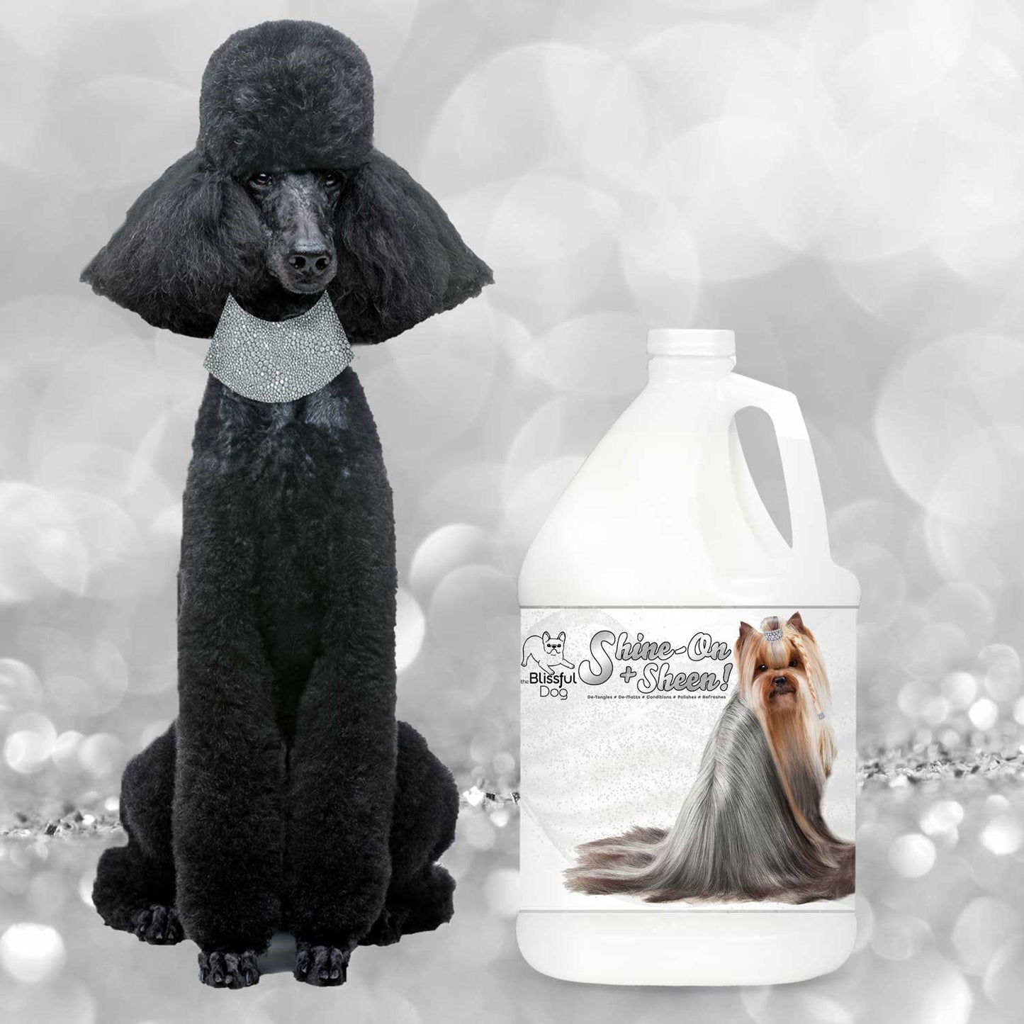 Shine-On+Sheen Dog De-Tangling Coat Spray - Tampa Home & Garden Store