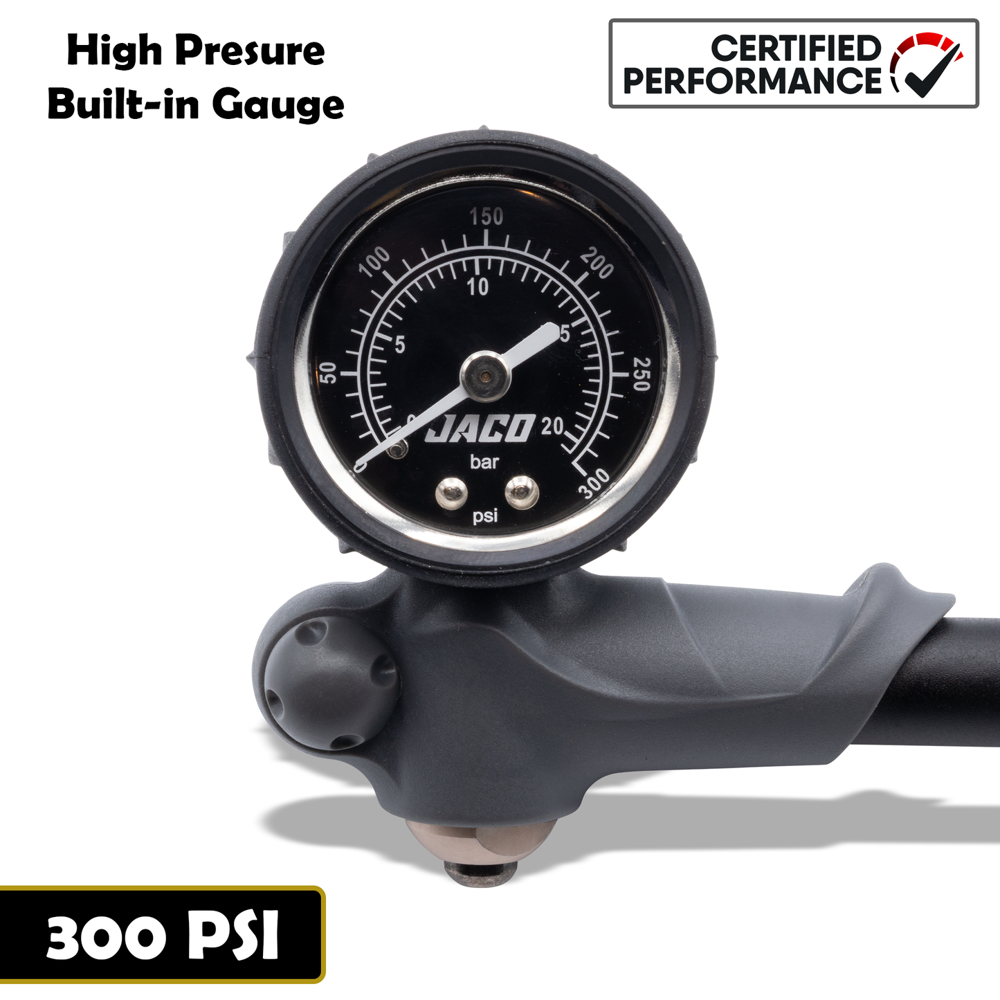 ShockPro™ Mountain Bike Shock Pump with Gauge - 300 PSI - Tampa Home & Garden Store