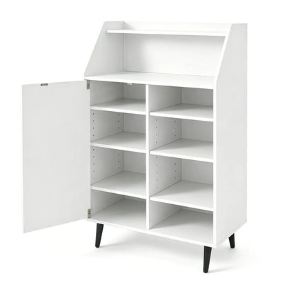 Shoe Storage Cabinet with Adjustable Shelves