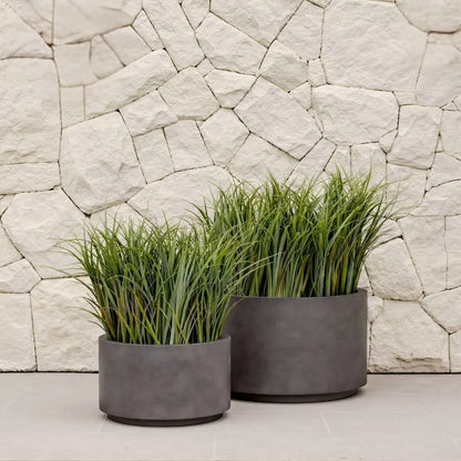The Shoob Cylindrical Planter | Modern Round Sculpture Pot