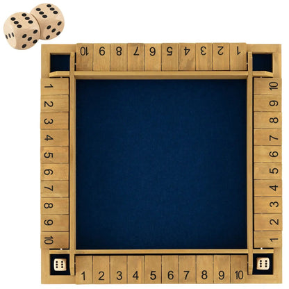 24 Inch Shut the Box Game for Two Players