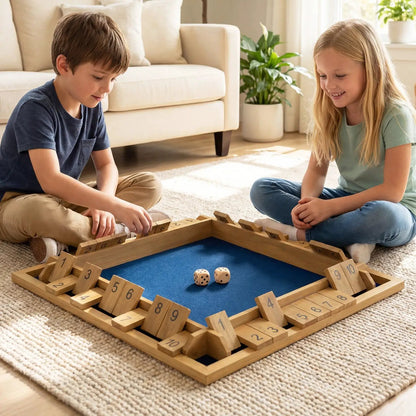 24 Inch Shut the Box Game for Two Players